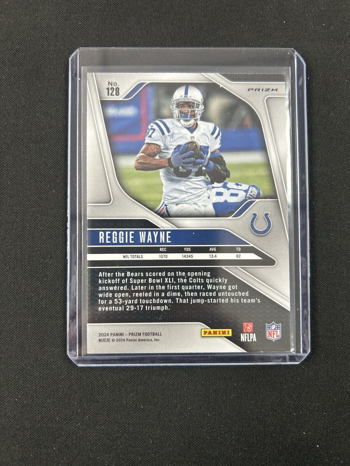 2024 Prizm Silver Prizm #128 Reggie Wayne