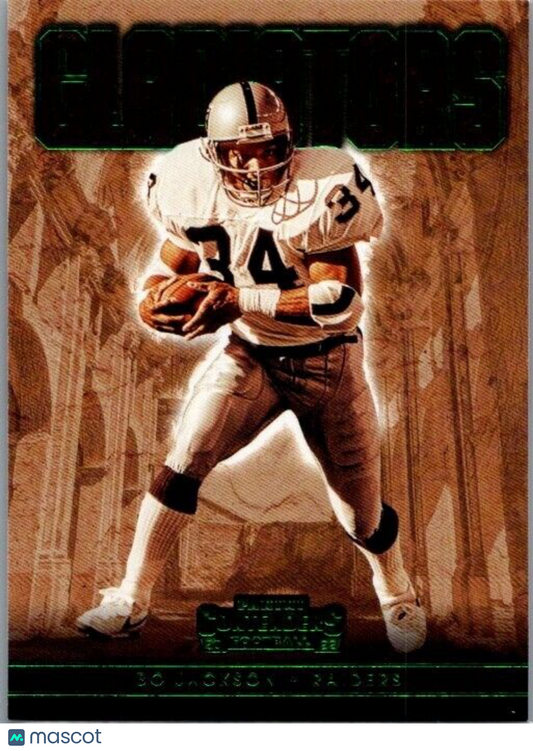 2022 Panini Contenders - Gladiators #GLD-BJA Bo Jackson Green