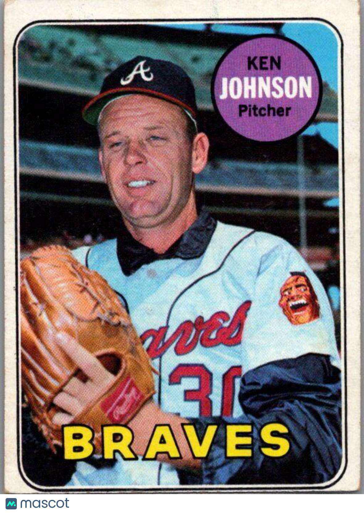 1969 Topps #238 Ken Johnson