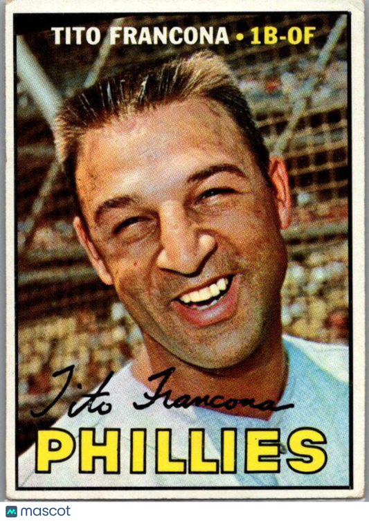 1967 Topps #443 Tito Francona