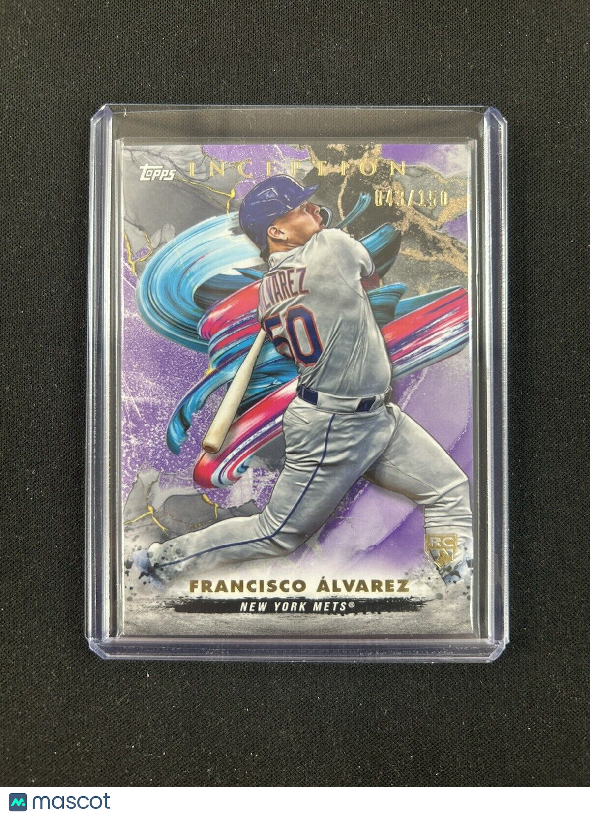 2023 Topps Inception Francisco Alvarez Purple RC /150 New York Mets