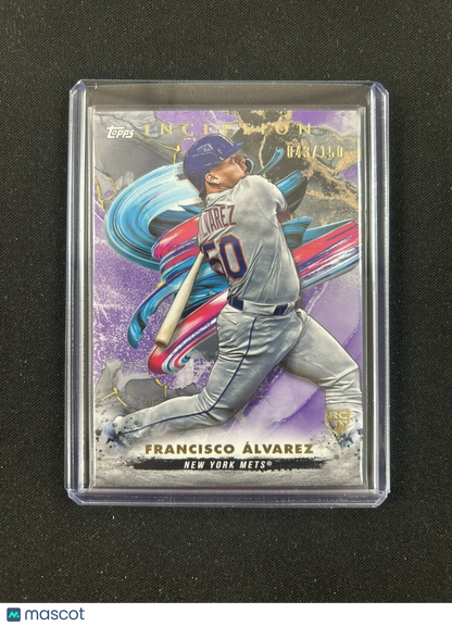 2023 Topps Inception Francisco Alvarez Purple RC /150 New York Mets