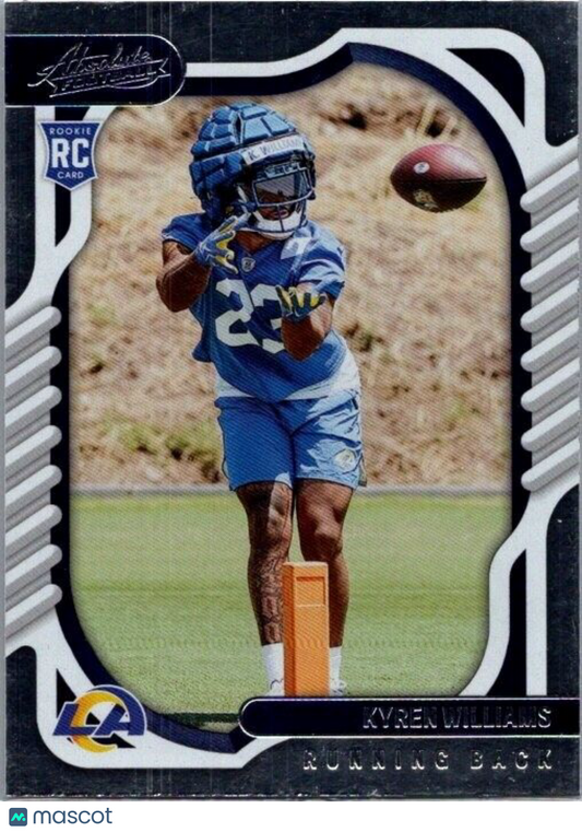 2022 Panini Absolute - Rookies #182 Kyren Williams (RC)