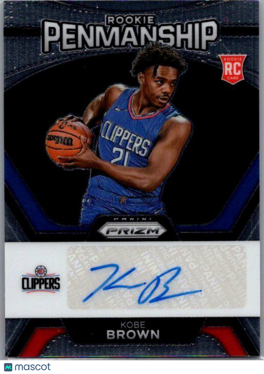 2023-24 Panini Prizm #RP-KOB Kobe Brown Rookie Penmanship