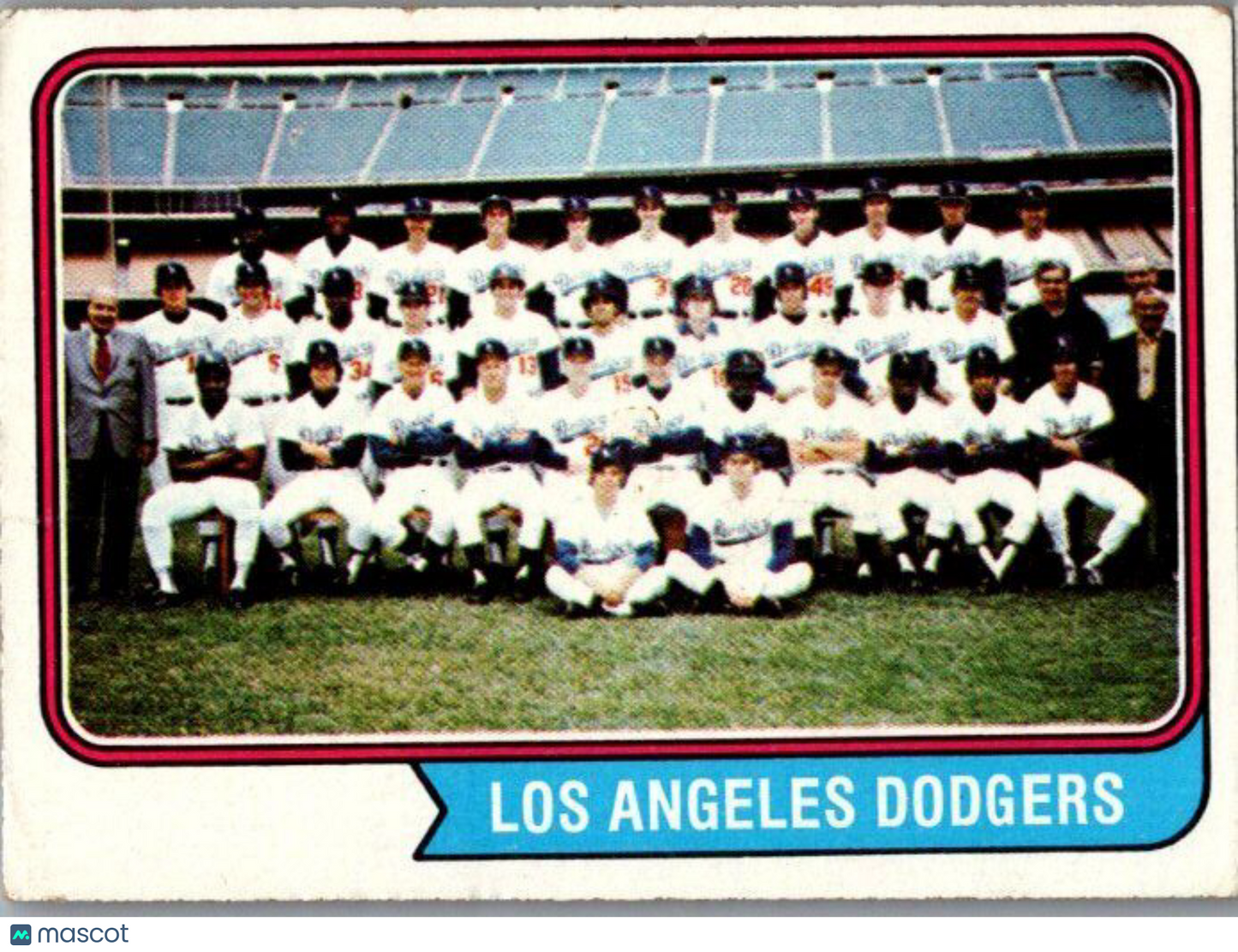 1974 Topps #643 Los Angeles Dodgers