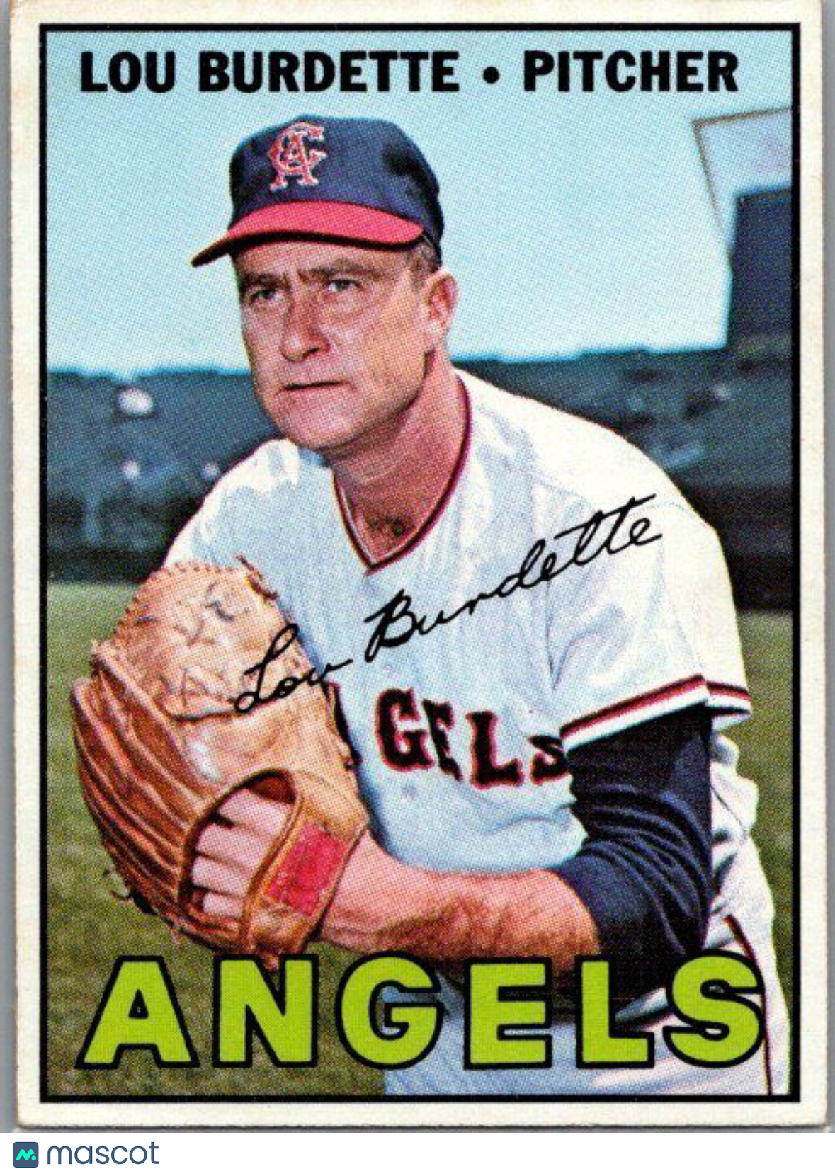 1967 Topps #265 Lew Burdette