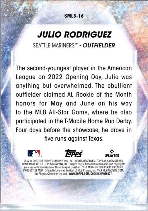 2023 Topps Julio Rodriguez Stars of the MLB SMLB-16