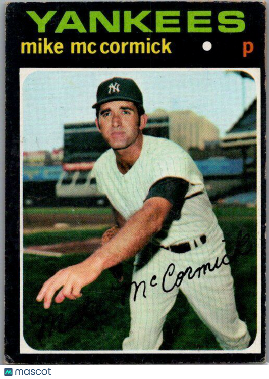 1971 Topps #438 Mike McCormick