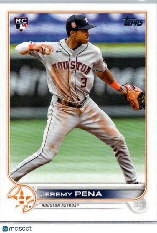 2022 Topps Update Series - Fielding in Grey Jersey #US253 Jeremy Pena (RC)