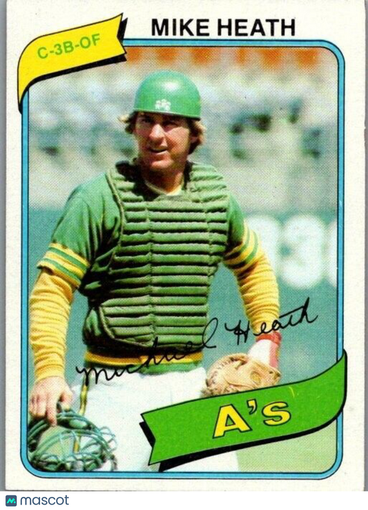 1980 Topps - #687 Mike Heath (RC)