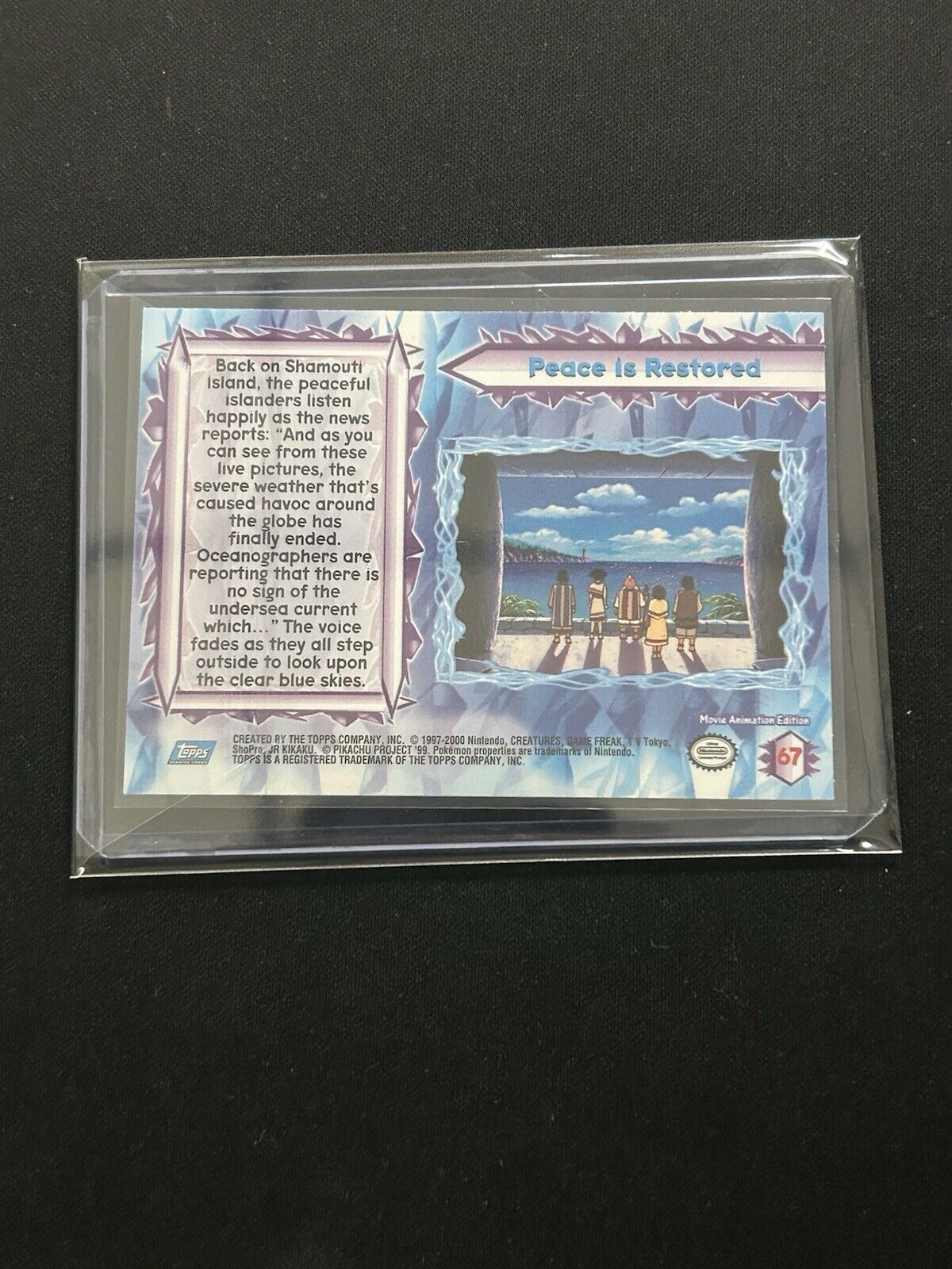 Pokemon 2000 Topps Peace Is Restored FOIL