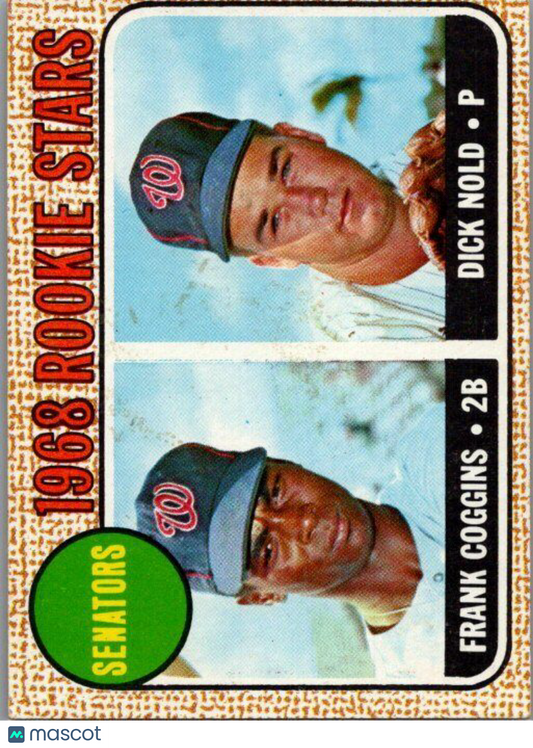 1968 Topps #96 Senators 1968 Rookie Stars (Frank Coggins / Dick Nold)