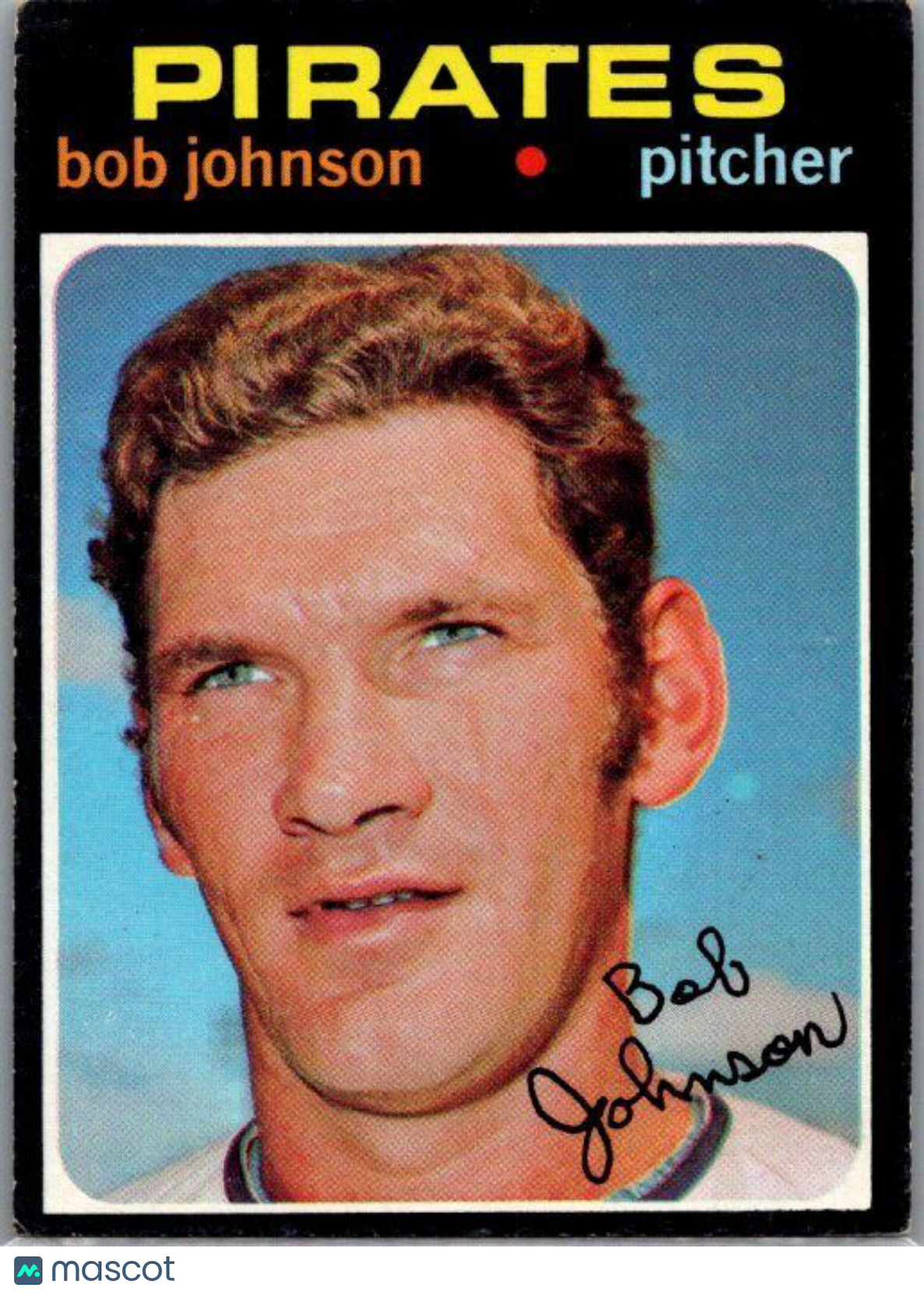 1971 Topps #365 Bob Johnson