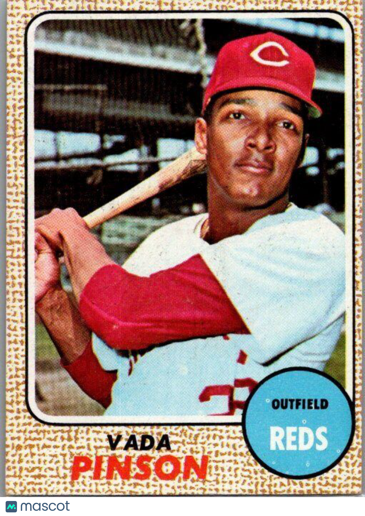 1968 Topps #90 Vada Pinson -EX/NM