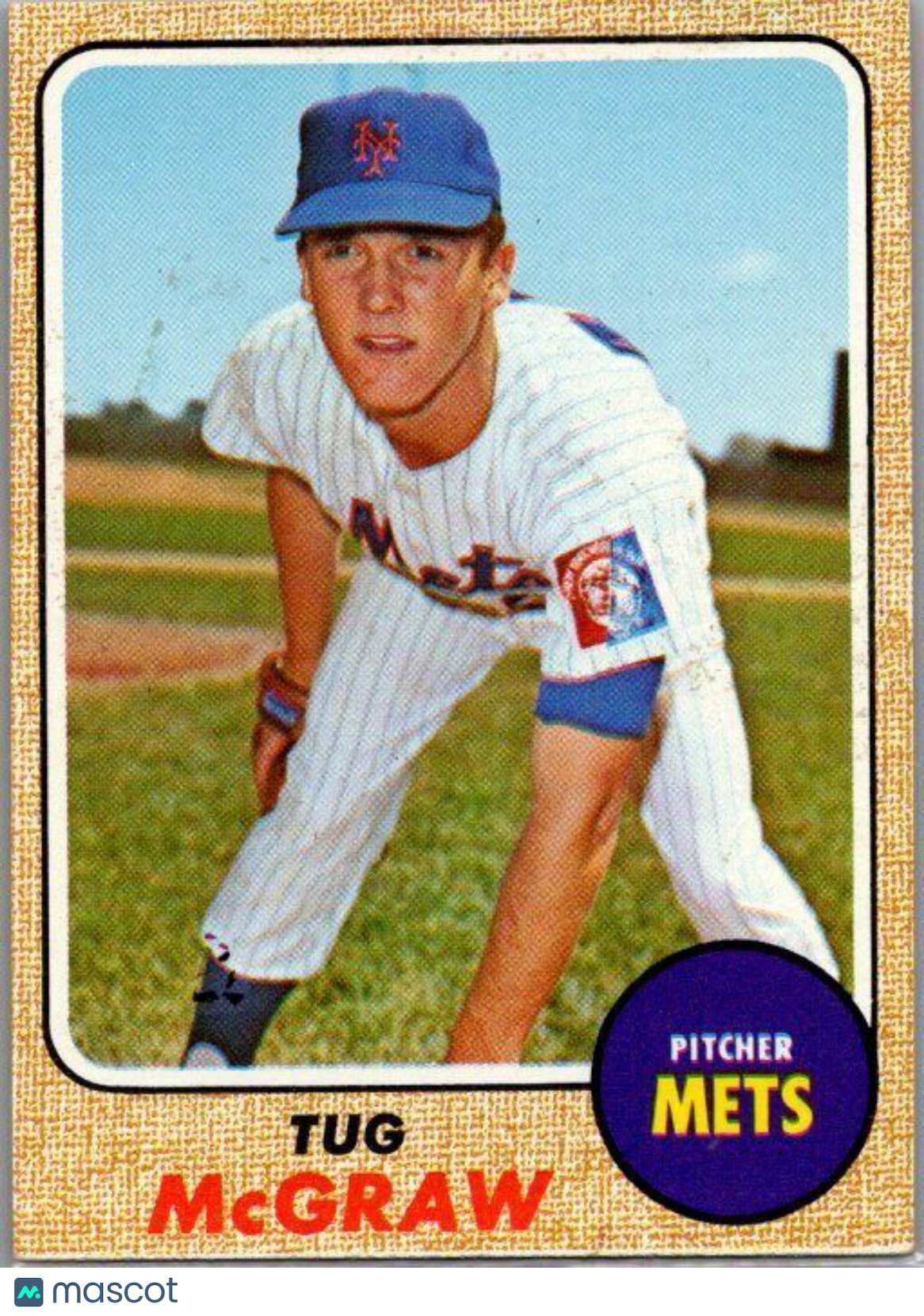 1968 Topps #236 Tug McGraw -EX/NM