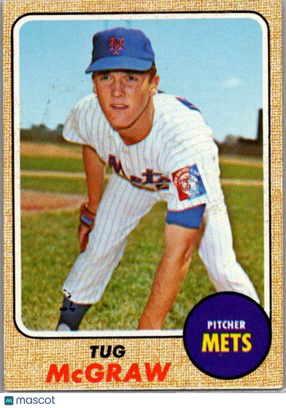 1968 Topps #236 Tug McGraw -EX/NM