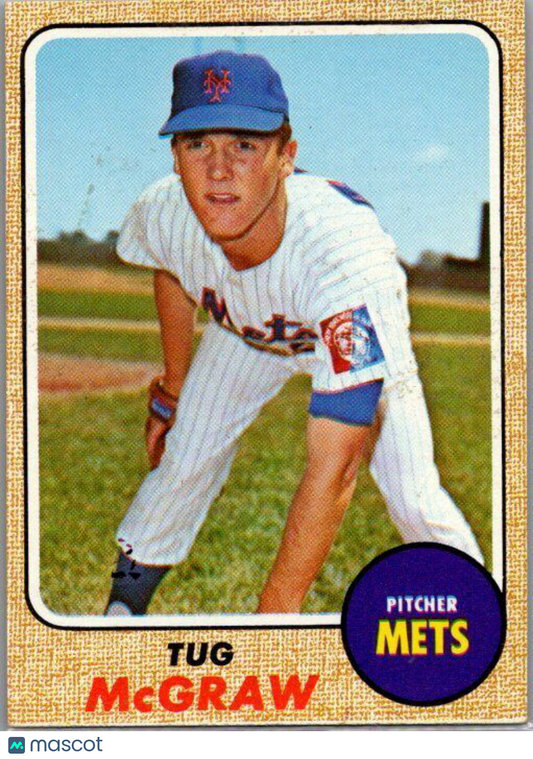 1968 Topps #236 Tug McGraw -EX/NM