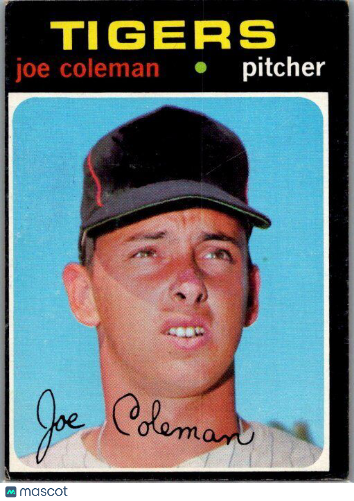 1971 Topps #403 Joe Coleman