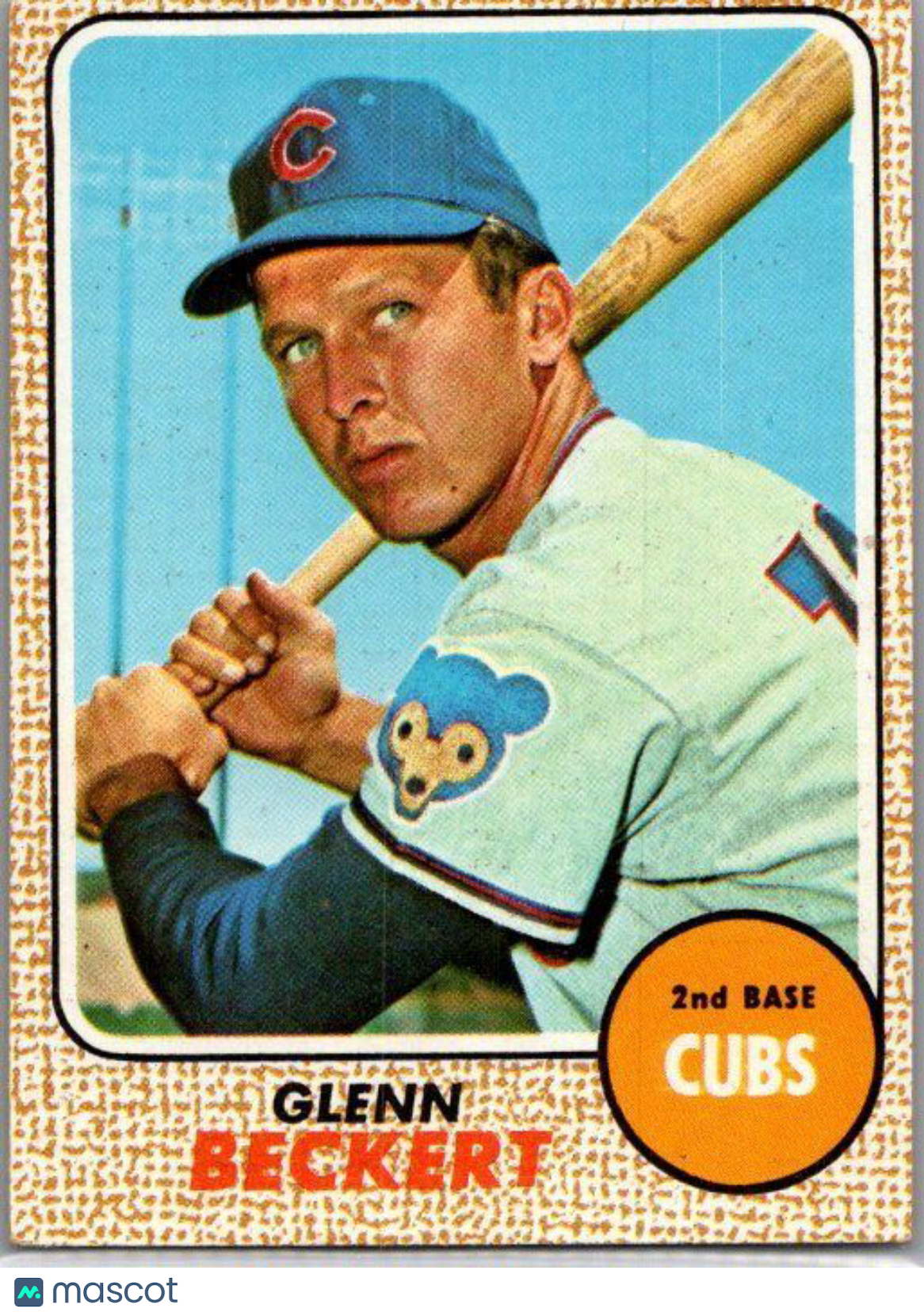 1968 Topps #101 Glenn Beckert EX/NM