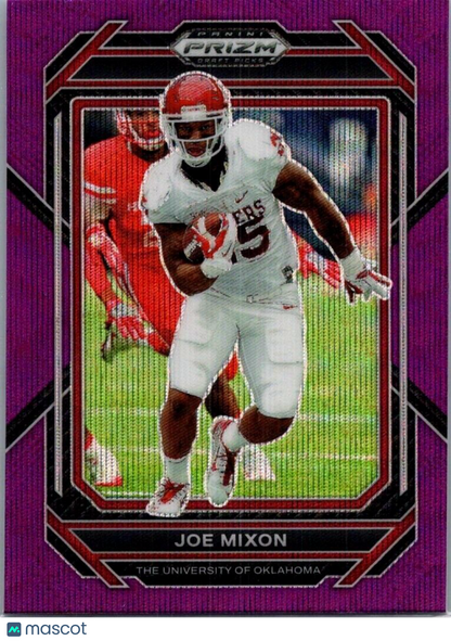 2023 Panini Prizm Draft Picks Purple Wave- #53 Joe Mixon