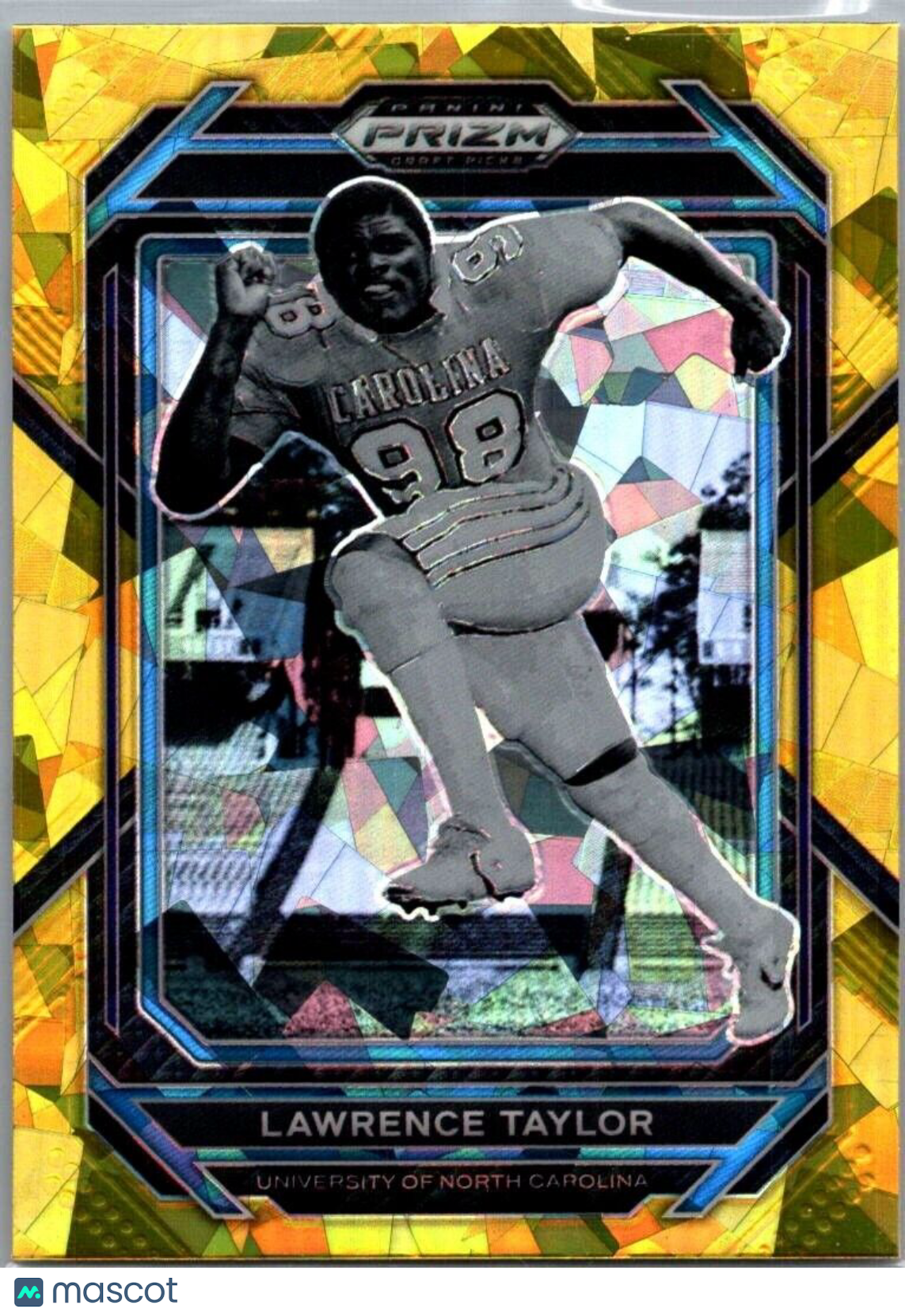 2023 Panini Prizm Draft Picks - Gold Ice Prizm #68 Lawrence Taylor