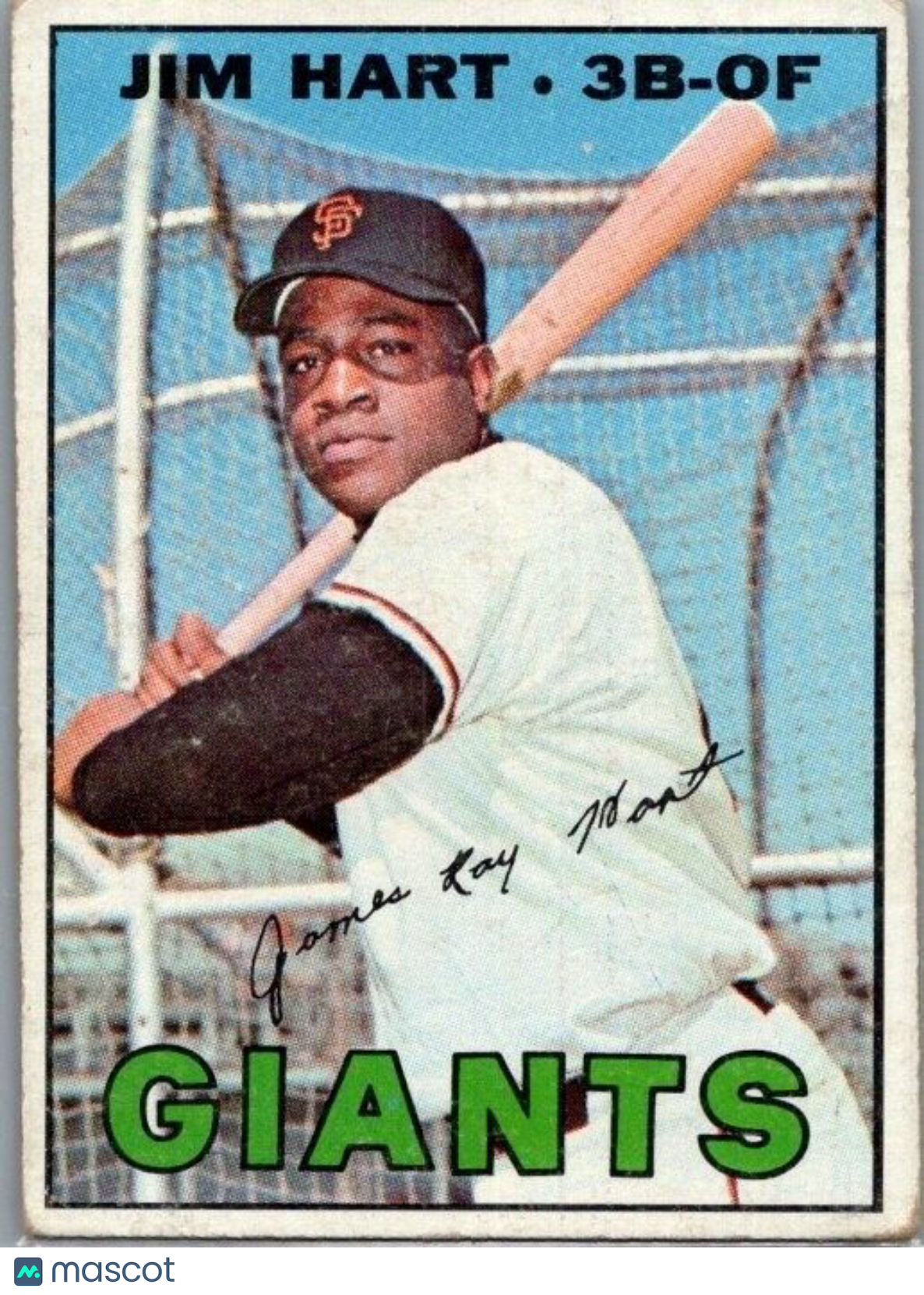 1967 Topps Jim Hart #220