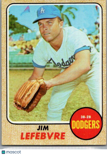 1968 Topps #457 Jim Lefebvre EX/NM