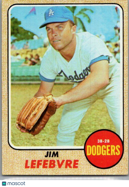 1968 Topps #457 Jim Lefebvre EX/NM