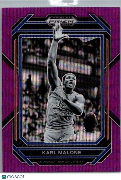 2023-24 Panini Prizm Draft Picks Purple Wave  - #93 Karl Malone