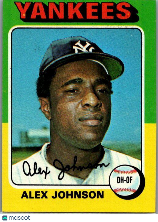 1975 Topps #534 Alex Johnson