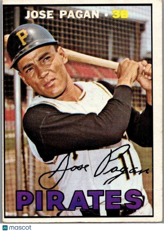 1967 Topps #322 Jose Pagan