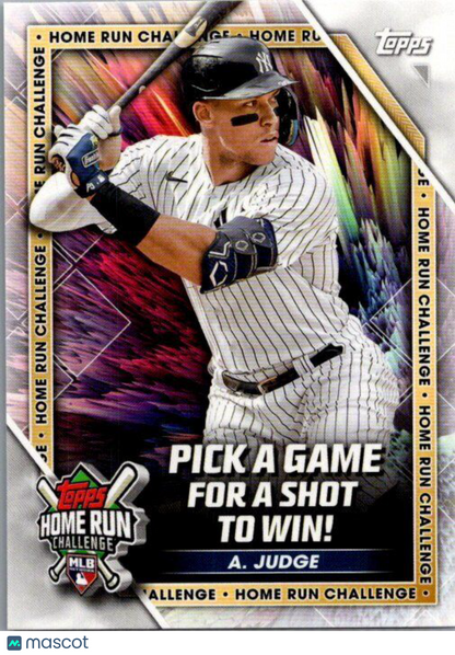 2023 Topps #HRC-29 Aaron Judge Home Run Challenge (Series Two)