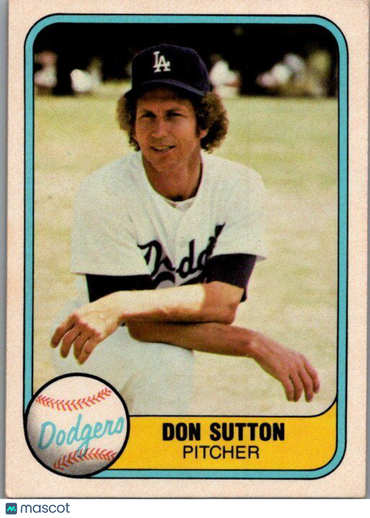 1981 Fleer #112 Don Sutton