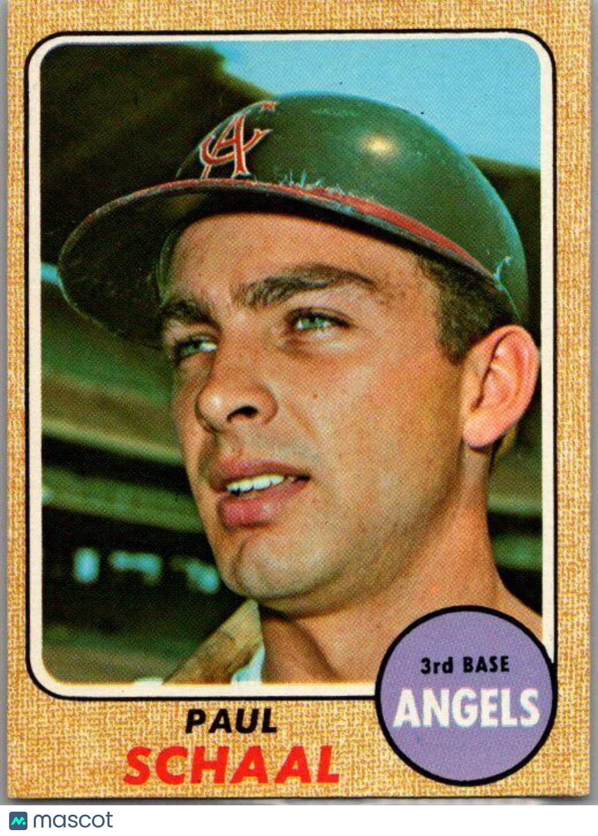 1968 Topps #474 Paul Schaal VG/EX