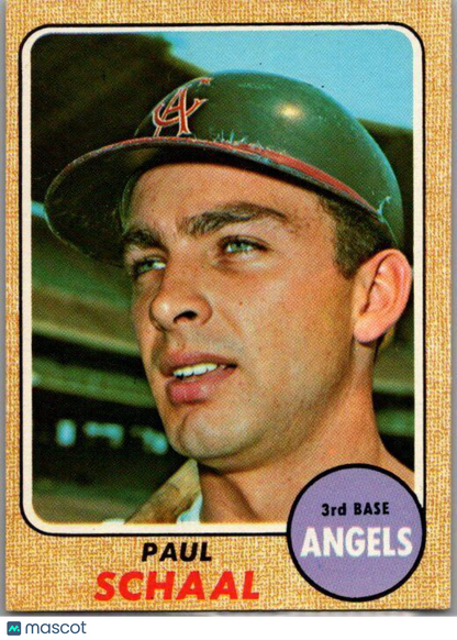 1968 Topps #474 Paul Schaal VG/EX