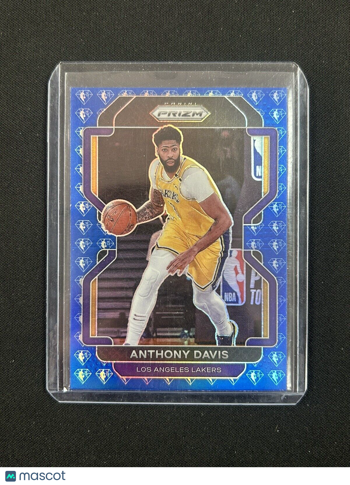 2021 Panini Prizm Blue 75th Anniversary Anthony Davis