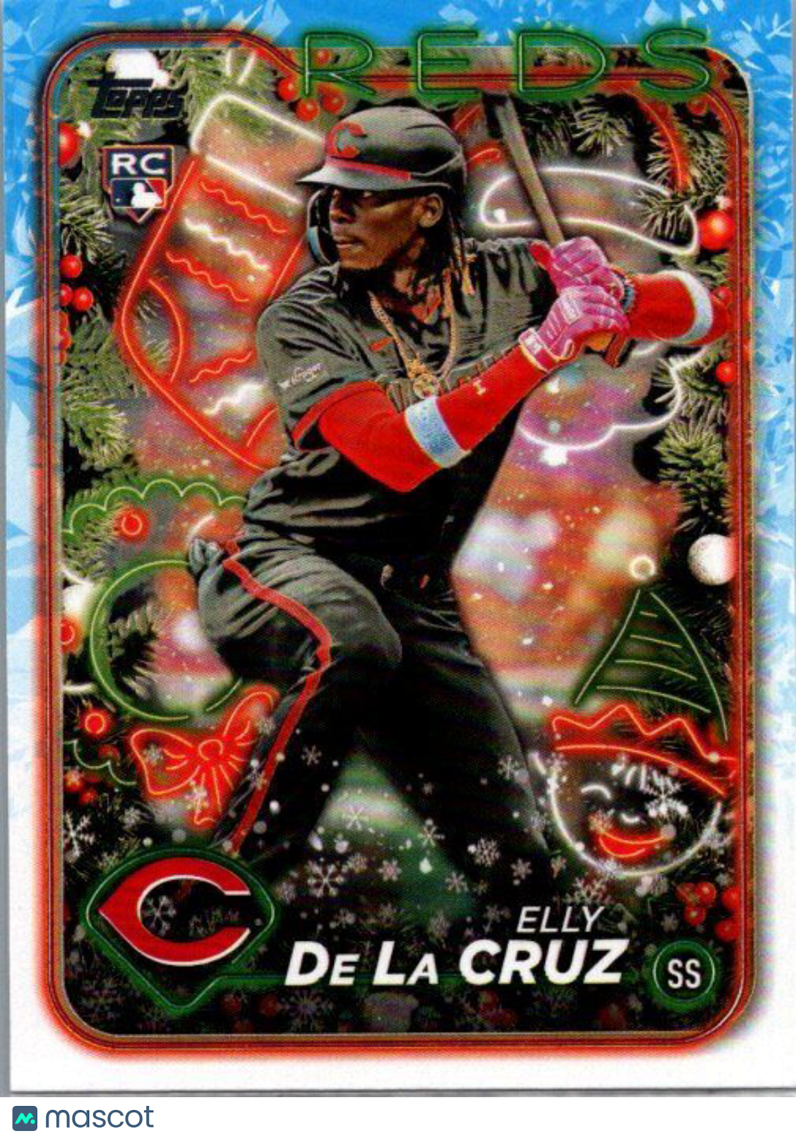 2024 Topps Holiday #H102 Elly De La Cruz