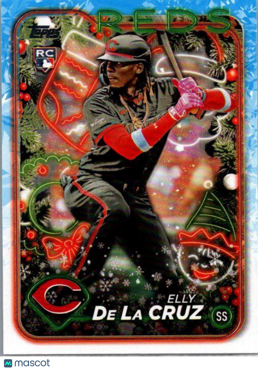 2024 Topps Holiday #H102 Elly De La Cruz