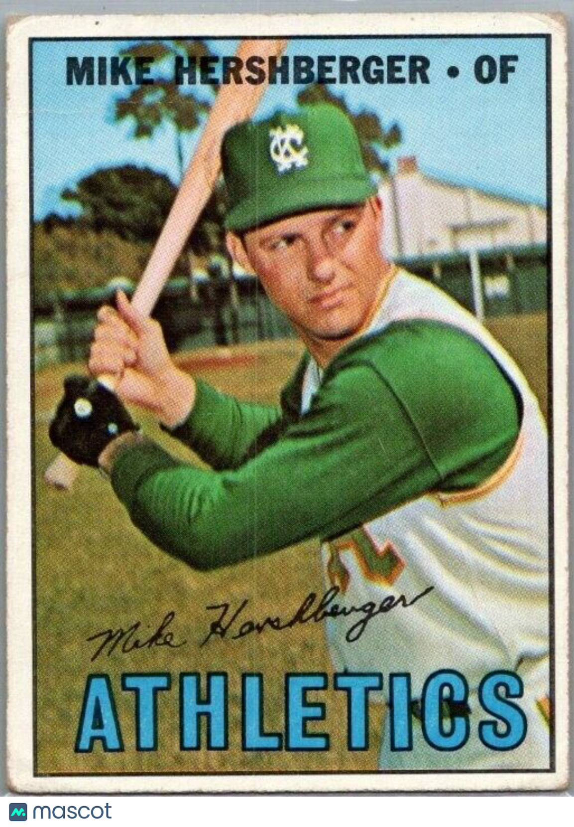 1967 Topps - #323 Mike Hershberger