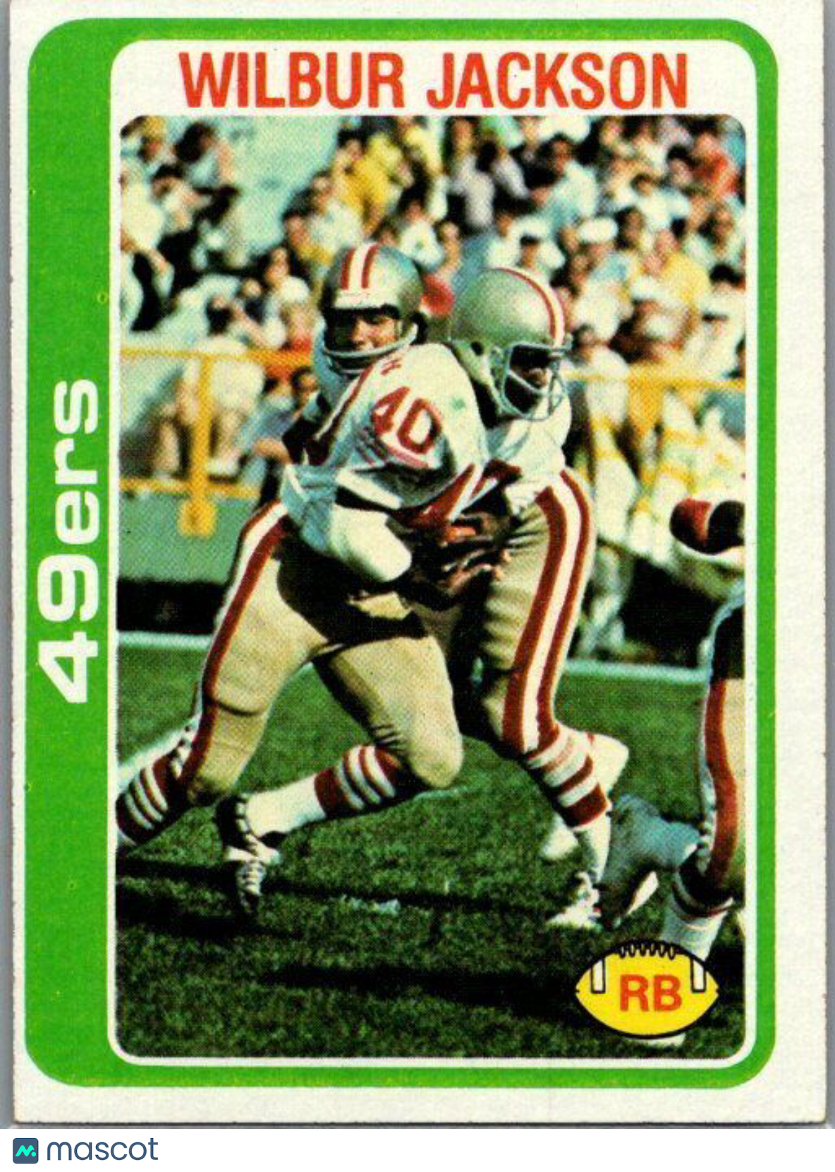 1978 Topps #38 Wilbur Jackson