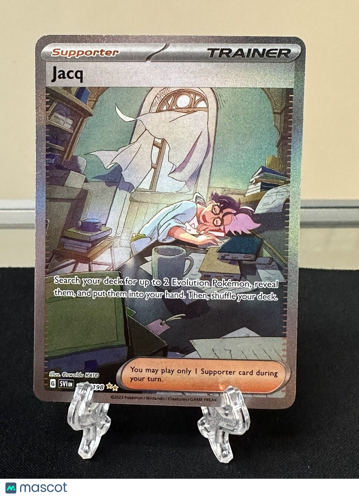 Pokémon TCG Jacq Scarlet & Violet Base Set 250/198 Holo Special Illustration NM