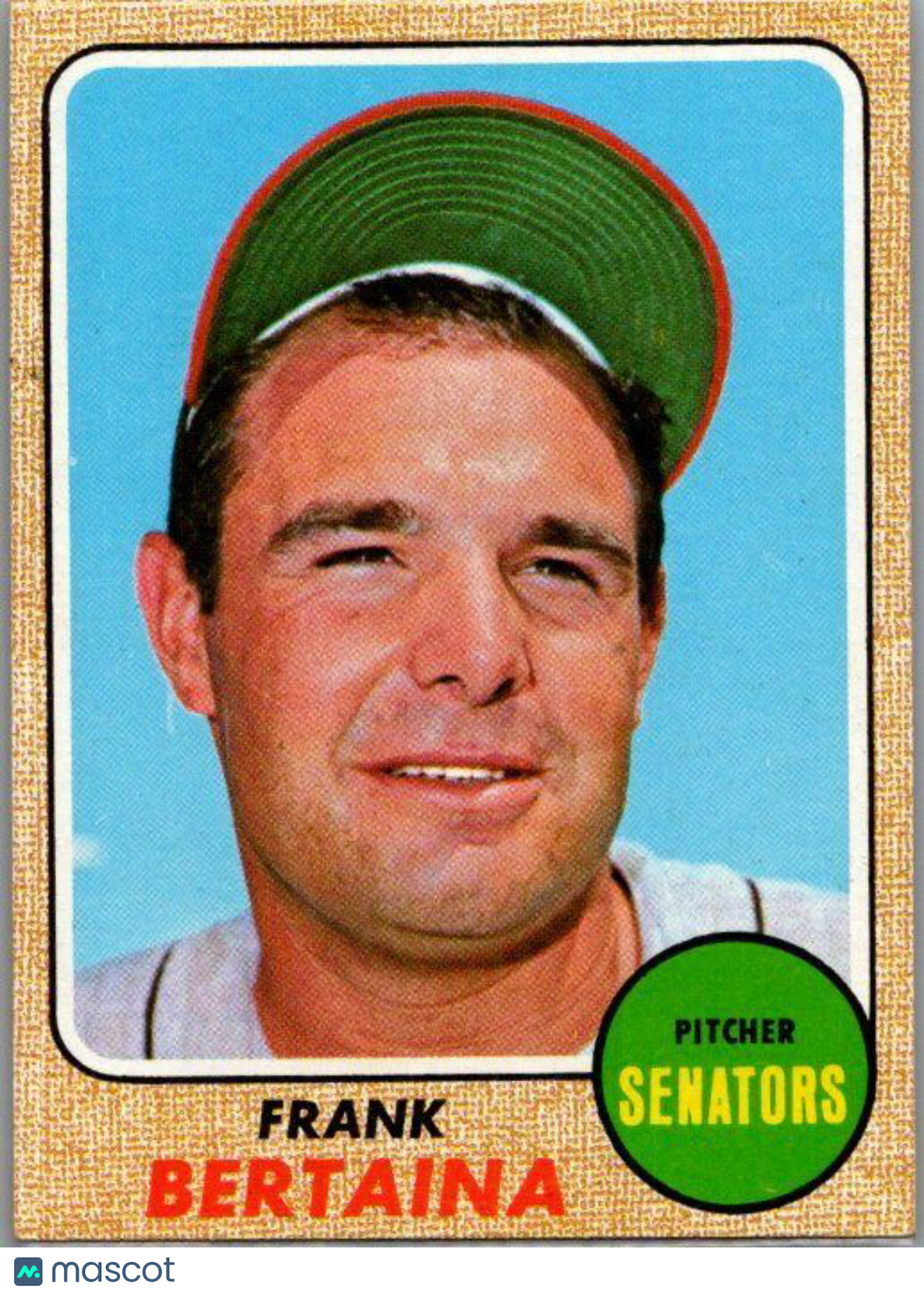 1968 Topps #131 Frank Bertaina