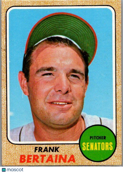 1968 Topps #131 Frank Bertaina