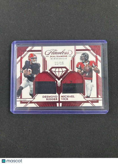 2023 Panini Flawless Dual Diamond Ridder/Vick /15