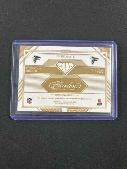 2023 Panini Flawless Dual Diamond Ridder/Vick /15