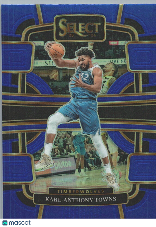 2023-24 Panini Select - Blue Concourse #5 Karl-Anthony Towns