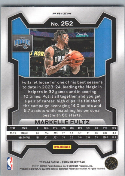 2023-24 Panini Prizm - #252 Markelle Fultz