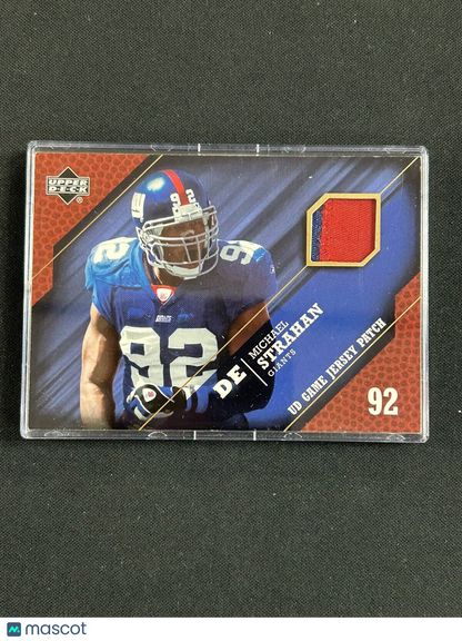 2005 Upper Deck - UD Game Jerseys Patches #GJP-MS Michael Strahan (MEM)