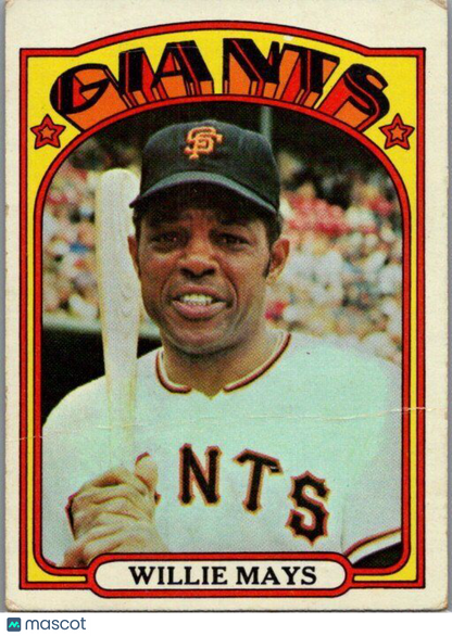 1972 Topps #49 Willie Mays Fair/Crease