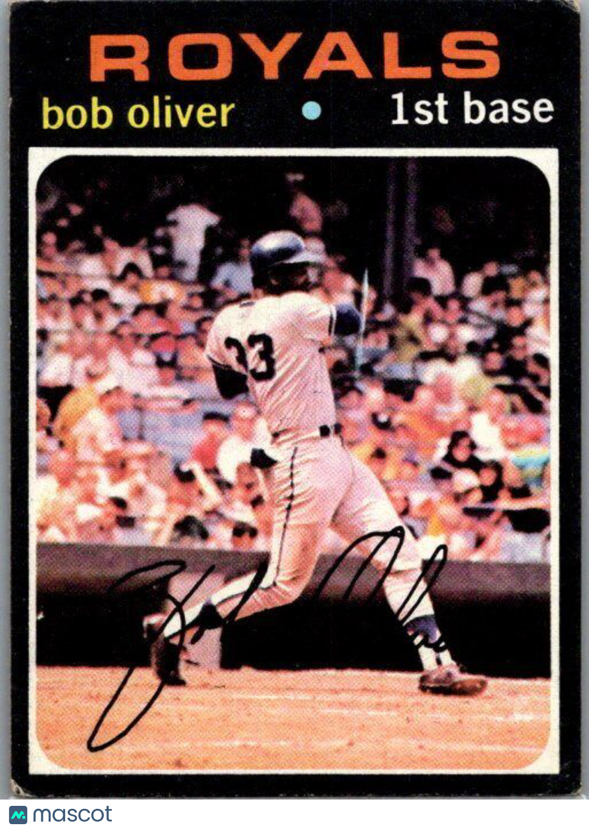 1971 Topps #470 Bob Oliver